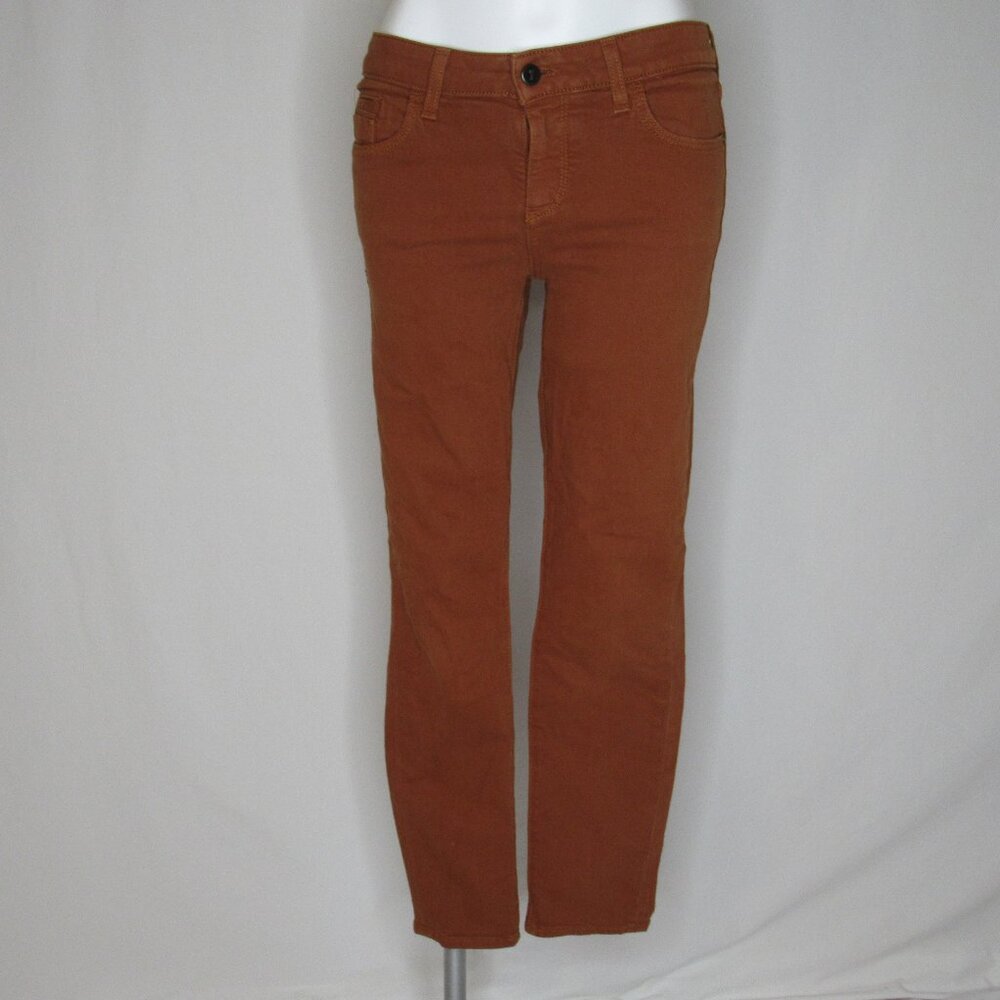 Pilcro and the Letterpress Anthropologie STET Orange Jeans 29" Women's 28